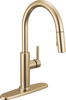 Llave de una manija con tubo de salida deslizable para cocina