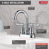 Llave para baño de combinación de dos manijas