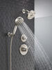 Ducha manual de 7 ajustes de montaje en pared con rociado de limpieza