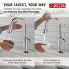 Touch<sub>2</sub>O® Technology Kitchen Faucet with Touchless Technology