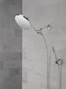 Adjustable Raincan Shower Head with Hand Shower