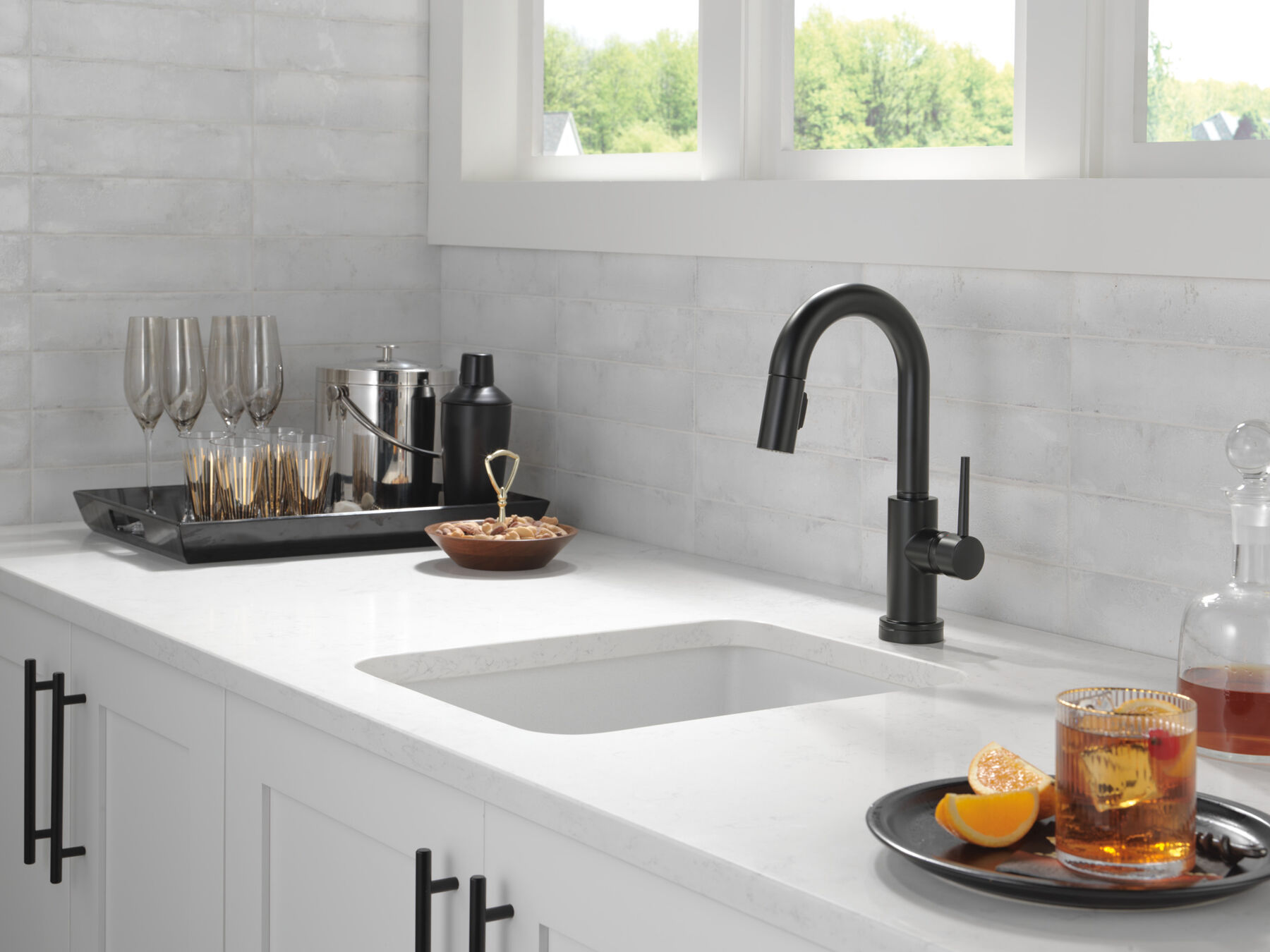 Llave para barra/encimera monomando extensible con tecnología Touch<sub>2</sub>O®, imagen 1