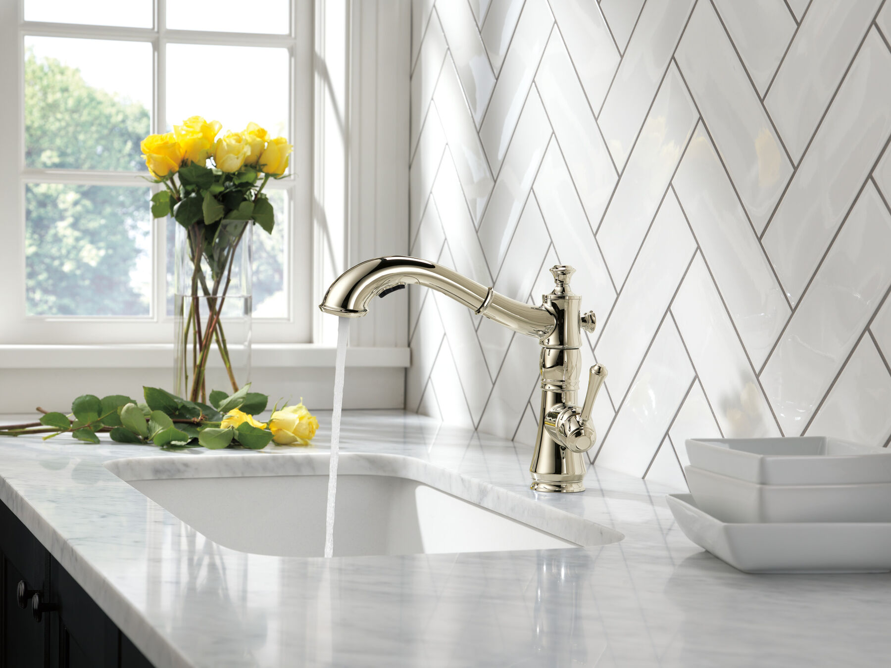 Llave para cocina monomando desplegable, imagen 3