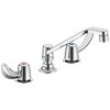 Two Handle 8 In Below Deck-Mount Faucet