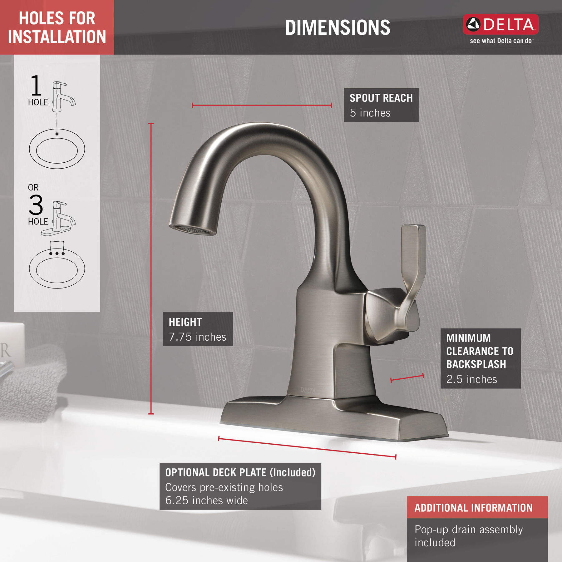 Llave para baño monomando, imagen 1
