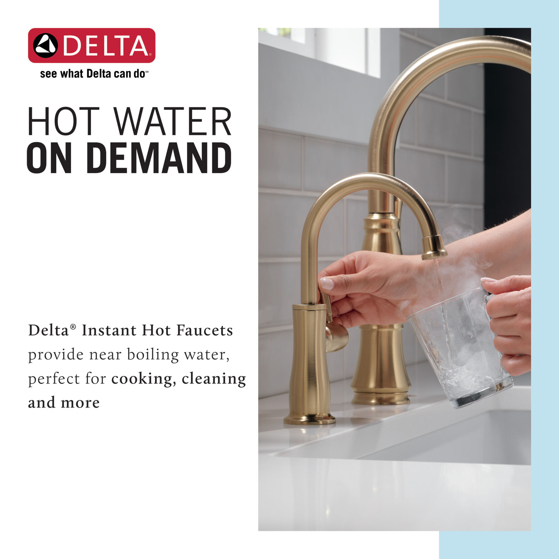 Llave de agua fría purificada con agua caliente instantánea estilo tradicional (producto recertificado), imagen 1