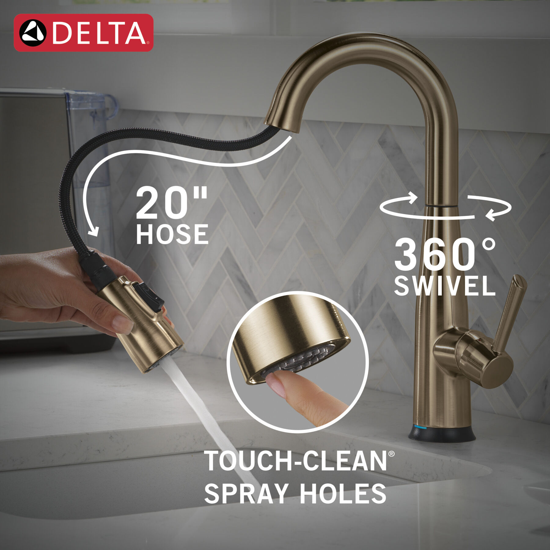 Touch2O® Bar / Prep Faucet with Touchless Technology, image 7