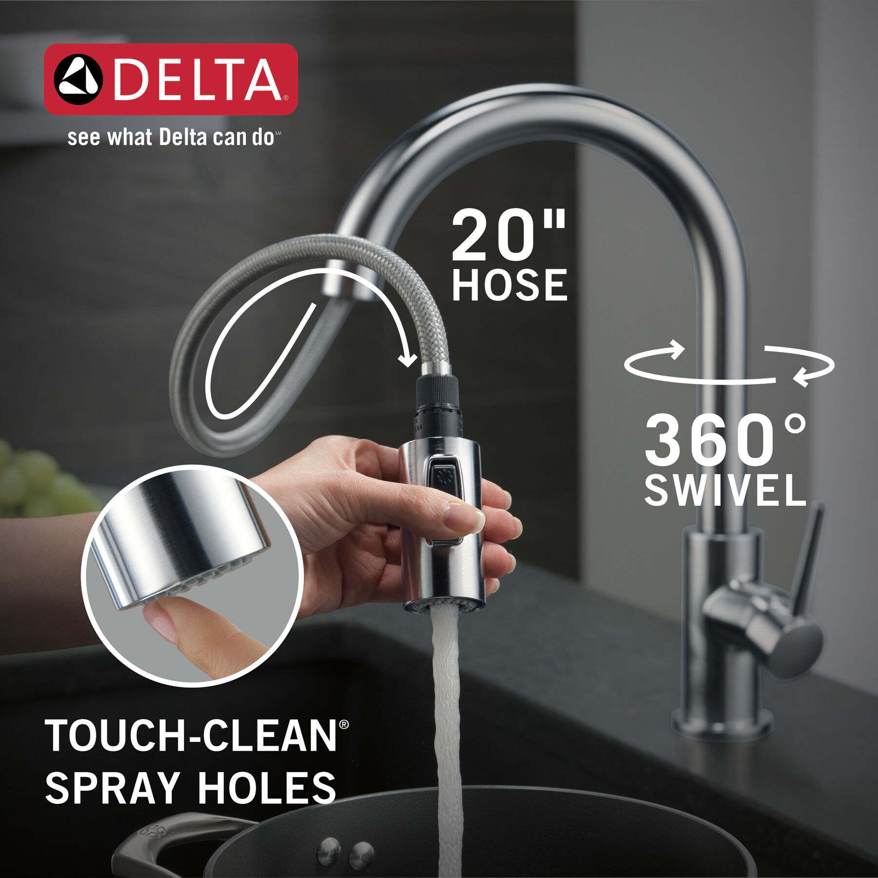 Llave para cocina monomando extensible, imagen 16