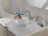 Llave para baño de una manija extensible