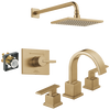 Widespread Lavatory Faucet with Shower Trim and Rough Bundle - 14 Series