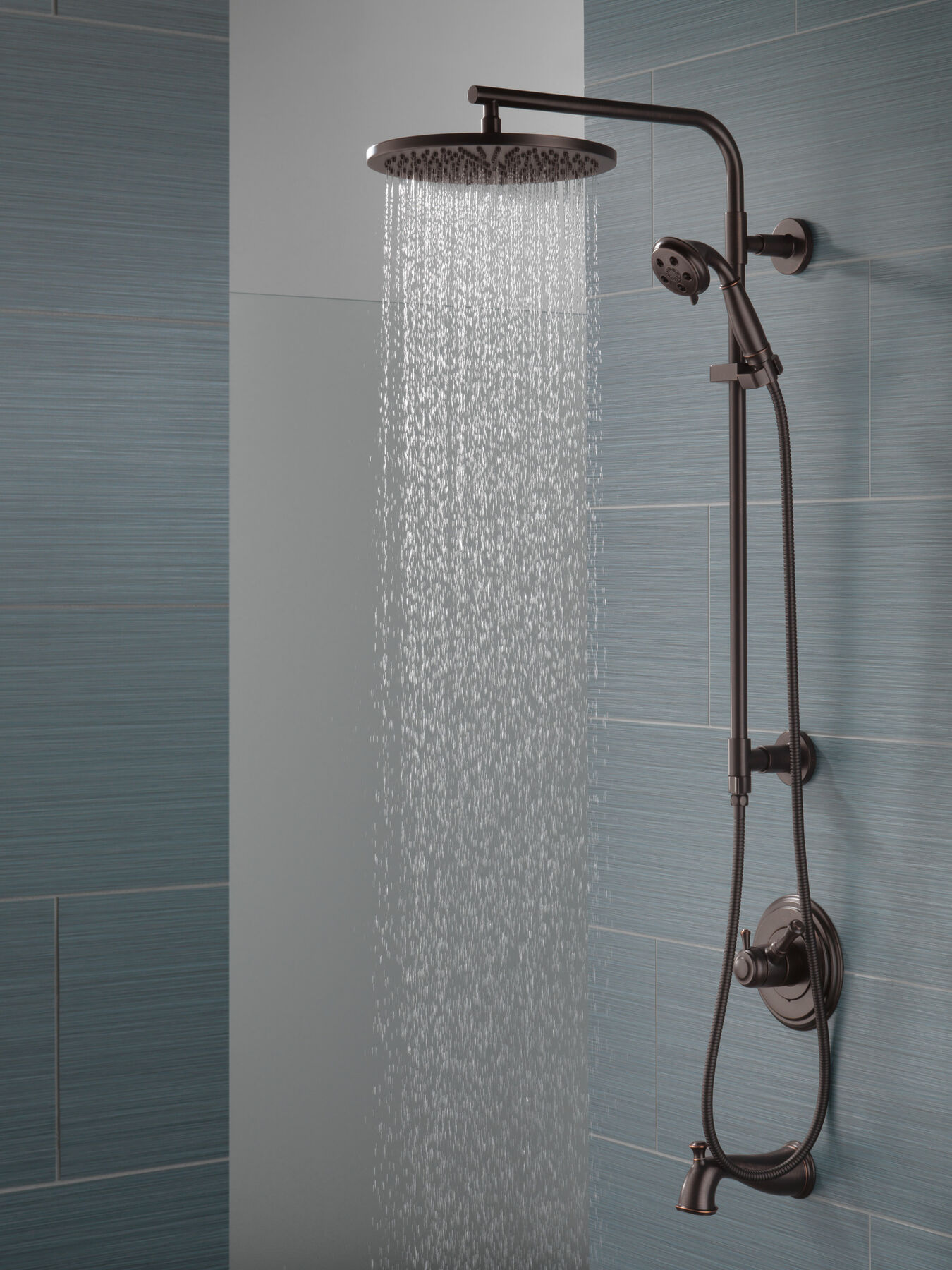 Salida de bañera, desviador deslizable hacia arriba, imagen 8