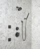 Ducha de mano de una sola función de montaje en pared ajustable premium