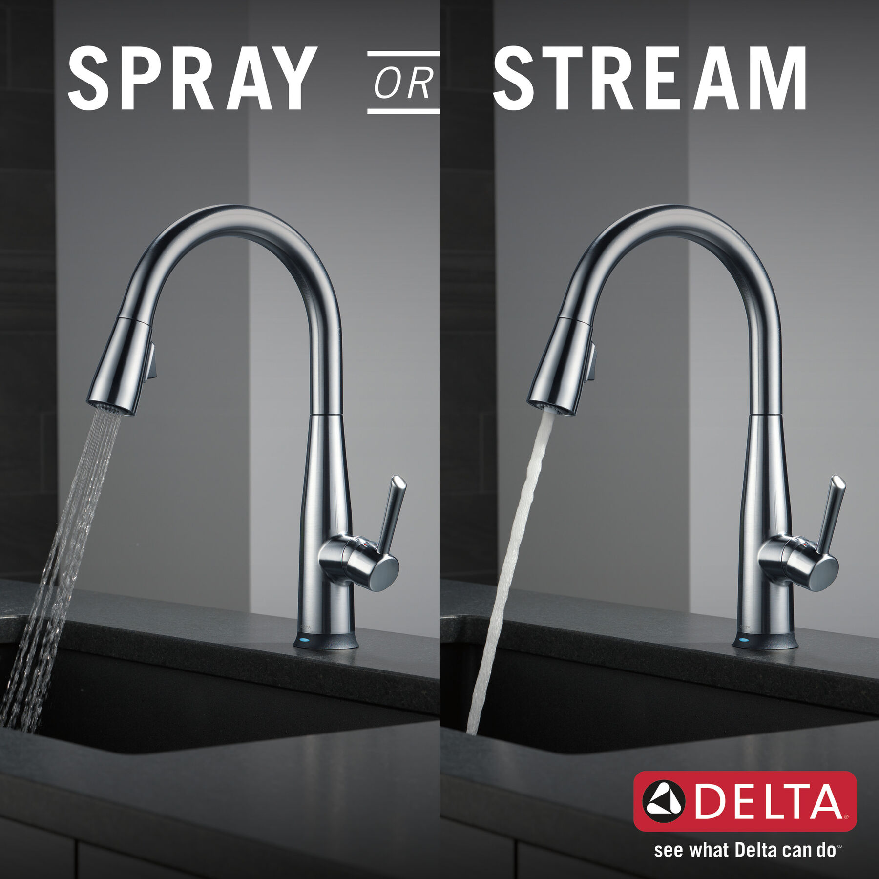 VoiceIQ® Single Handle Pull-Down Faucet with Touch<sub>2</sub>O® Technology, image 4