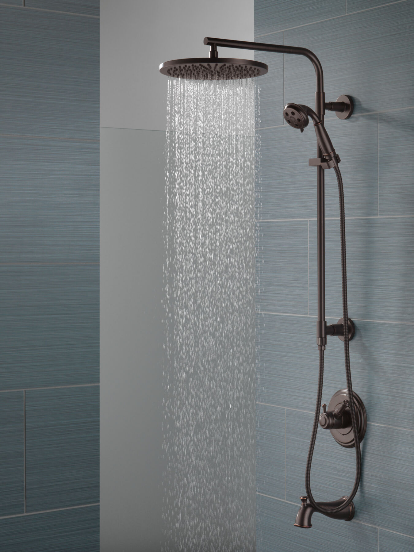 Salida de bañera, desviador deslizable hacia arriba, imagen 3