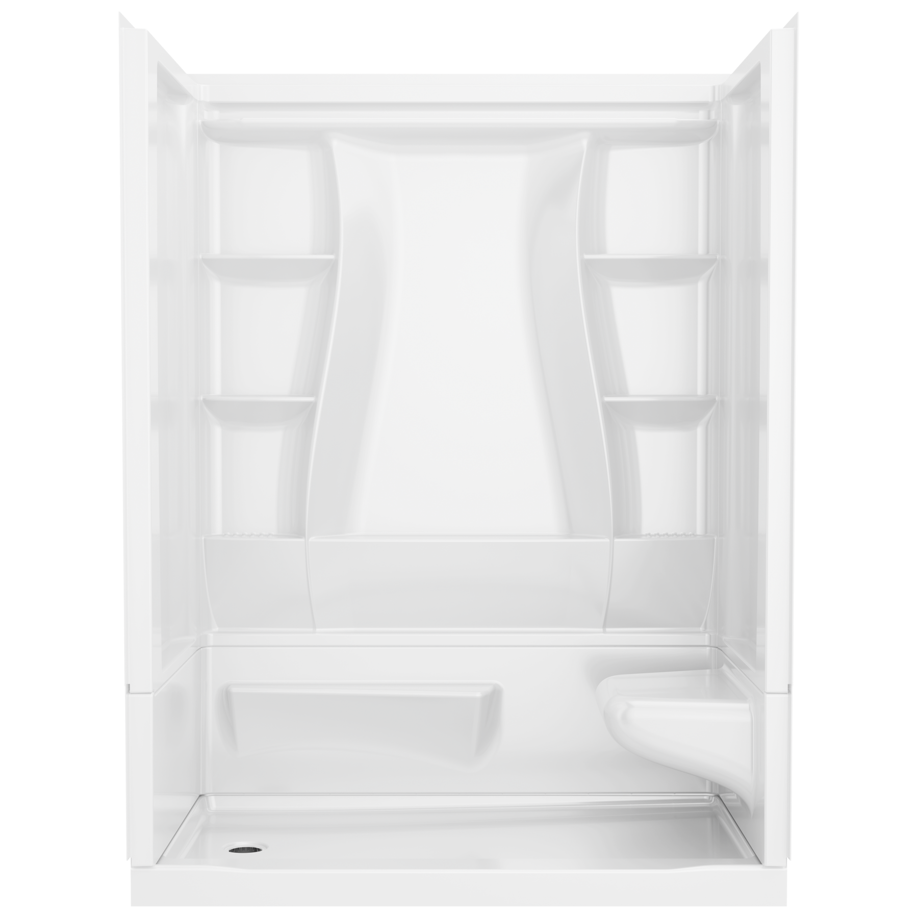 60x32 Alcove Shower Bundle - Right Seat Left Drain