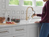 Llave para cocina monomando extensible con tecnología ShieldSpray®