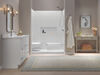 60x32 Alcove Shower Bundle - Left Seat Center Drain