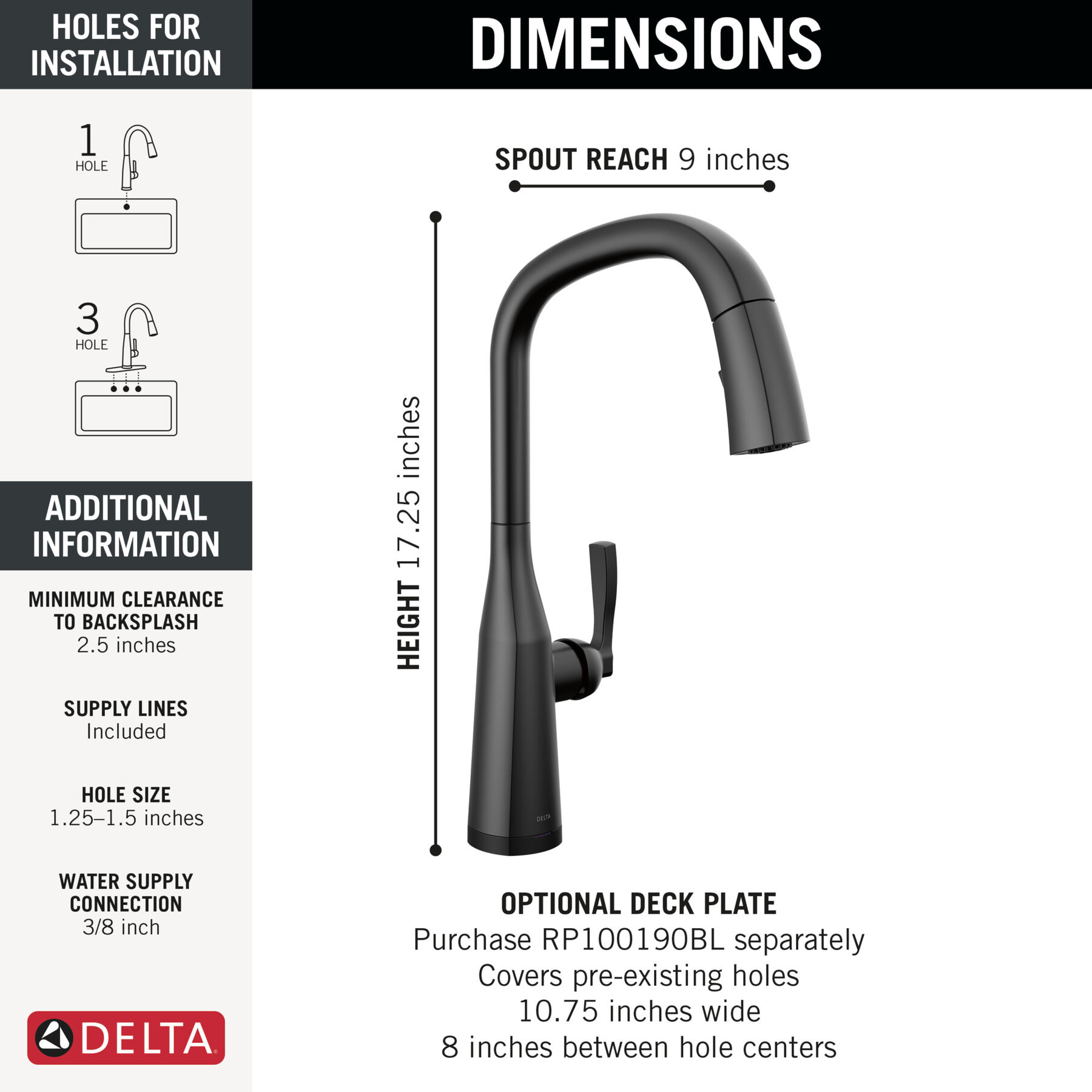 VoiceIQ® Single Handle Pull-Down Faucet with Touch<sub>2</sub>O® Technology, image 1