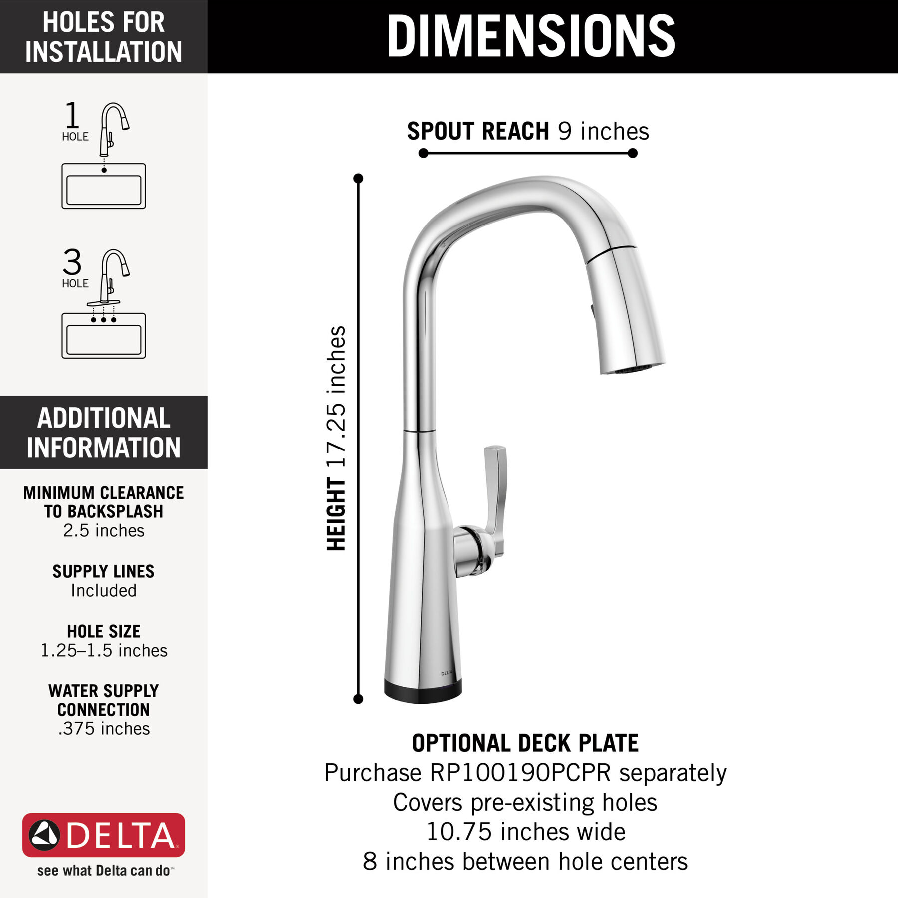 Touch<sub>2</sub>O® Pull-Down Kitchen 1L w/ Voice, image 1