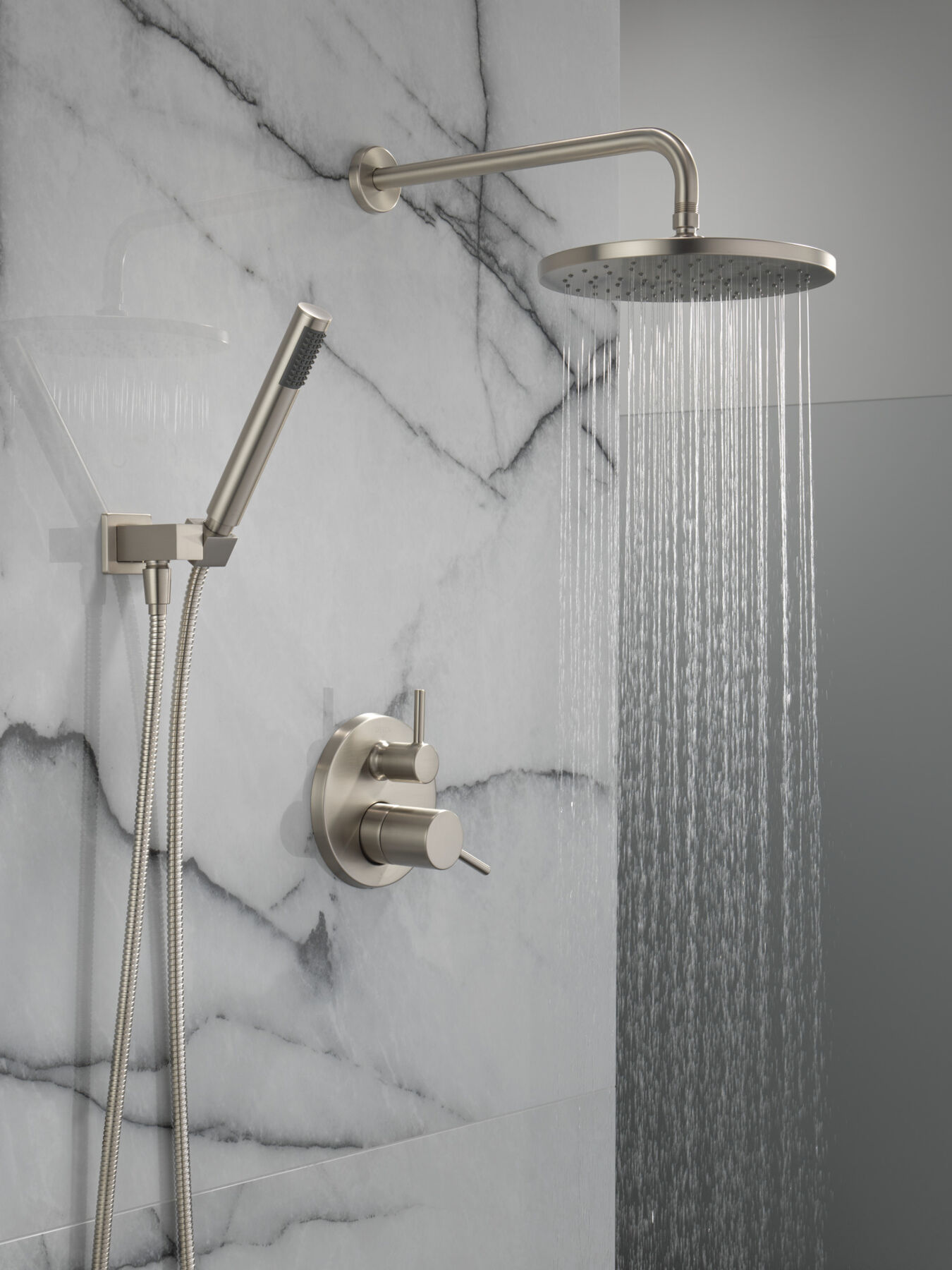 Raincan Shower Rough & Trim w/ HS 1L 14S (Recertified), image 4