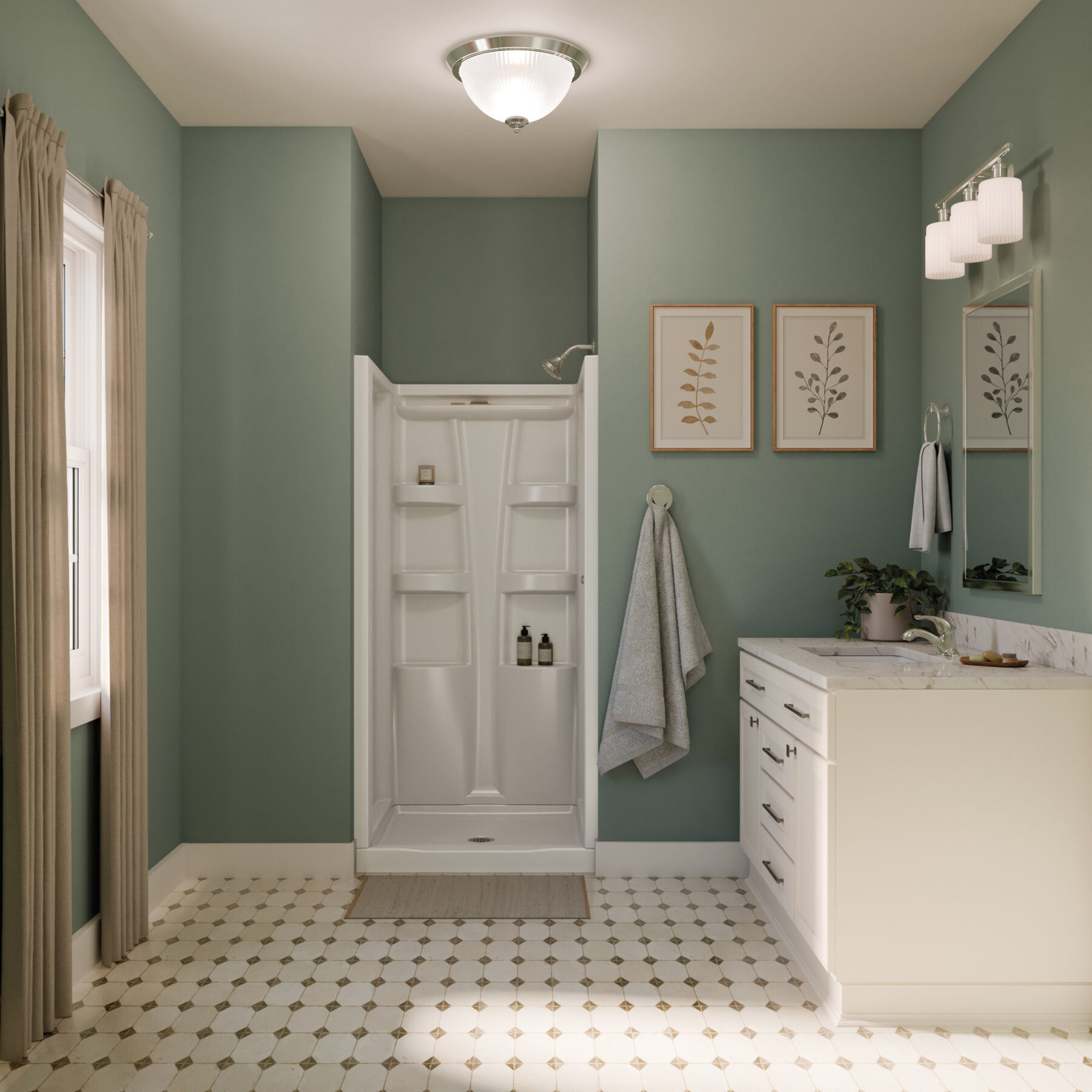 Cerramiento para ducha ProCrylic de 36" Cerramiento de ducha, imagen 1
