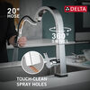Llave para cocina monomando extensible con tecnología Touch<sub>2</sub>O®
