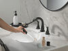 Two Handle Widespread Pulldown Bathroom Faucet (Recertified)