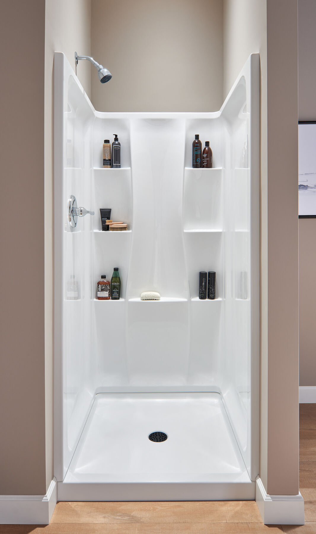 Juego de pared para ducha de 36" x 36", imagen 10