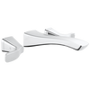 Accesorio para llave para baño de dos manijas de montaje en pared
