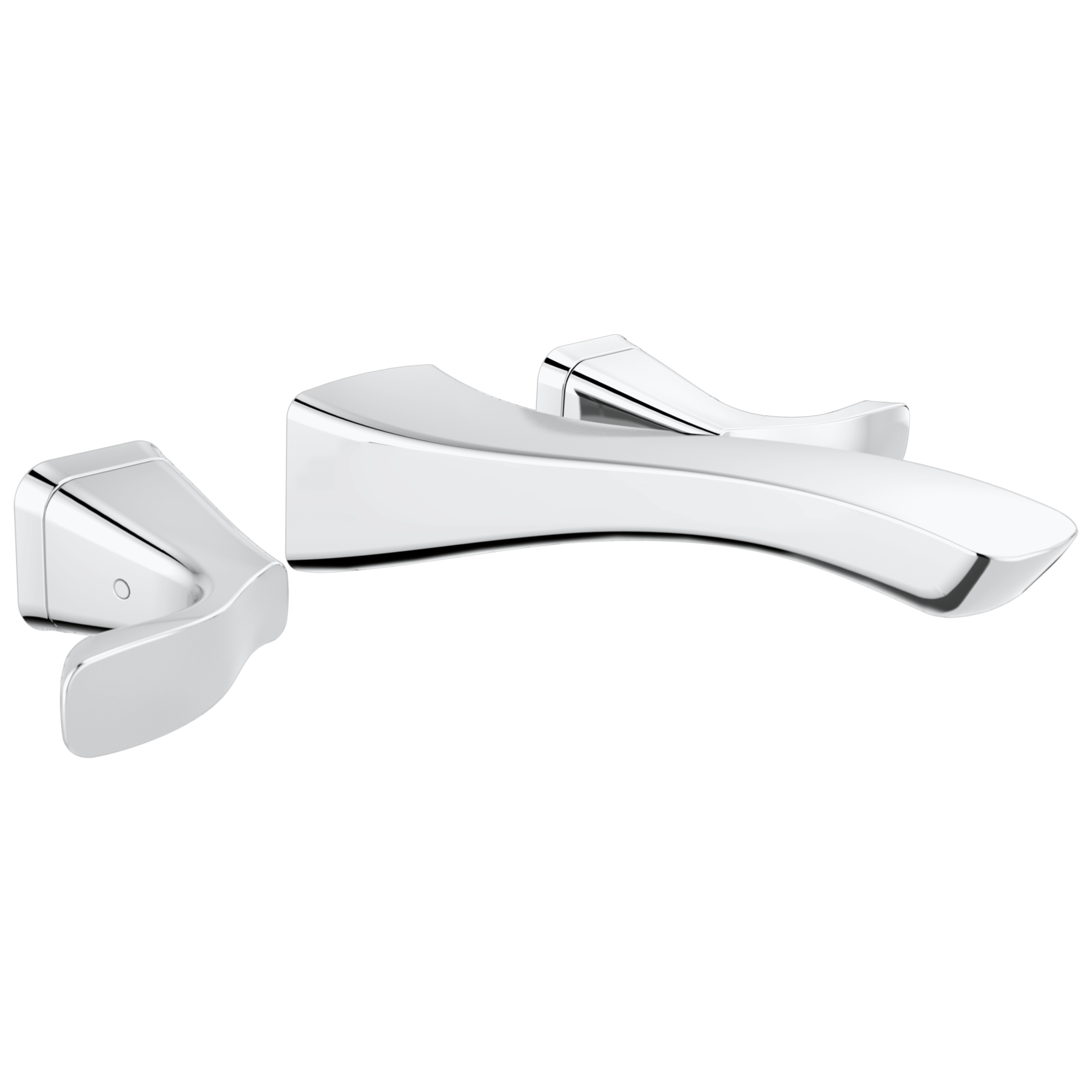 Accesorio para llave para baño de dos manijas de montaje en pared