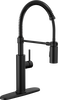 Llave para cocina extensible de una manija con tubo de salida con muelle (producto recertificado)