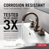 Llave de dos manijas para baño para lavabo de 8"