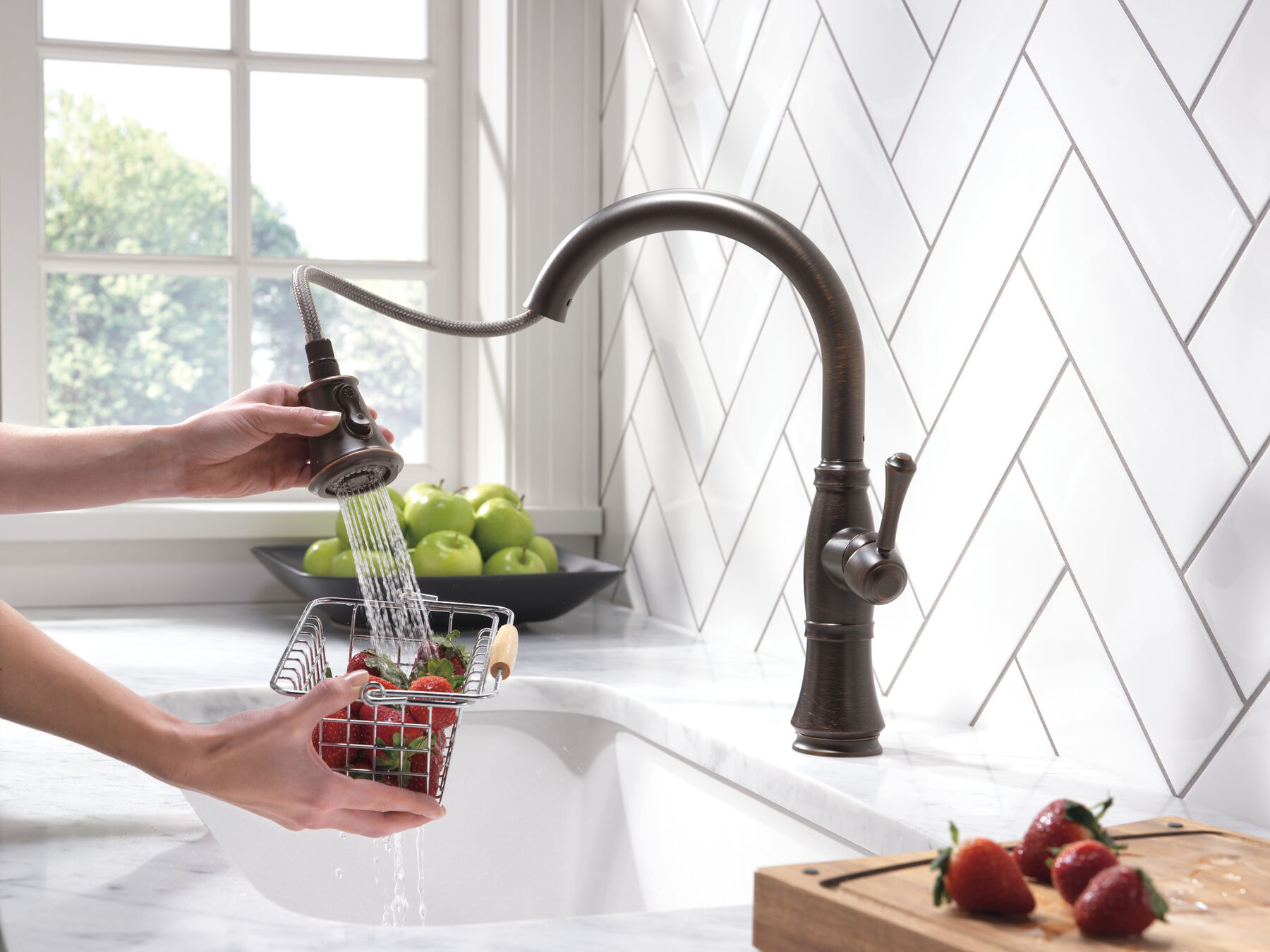 Llave para cocina monomando extensible con tecnología ShieldSpray®, imagen 6