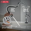 Touch<sub>2</sub>O® Technology Kitchen Faucet with Touchless Technology