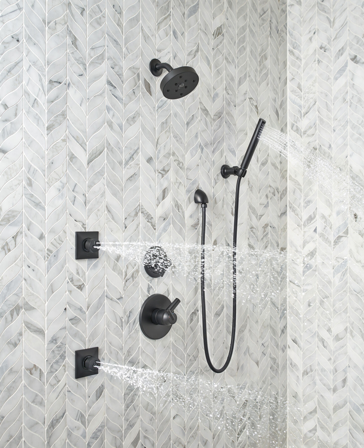 Ducha manual premium para montaje en pared ajustable de una sola función, imagen 30