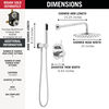 Monitor® 14 Series Shower with Raincan & Hand Shower