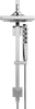 Columna de ducha de 18" angular