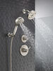 Ducha manual de 7 ajustes de montaje en pared con rociado de limpieza