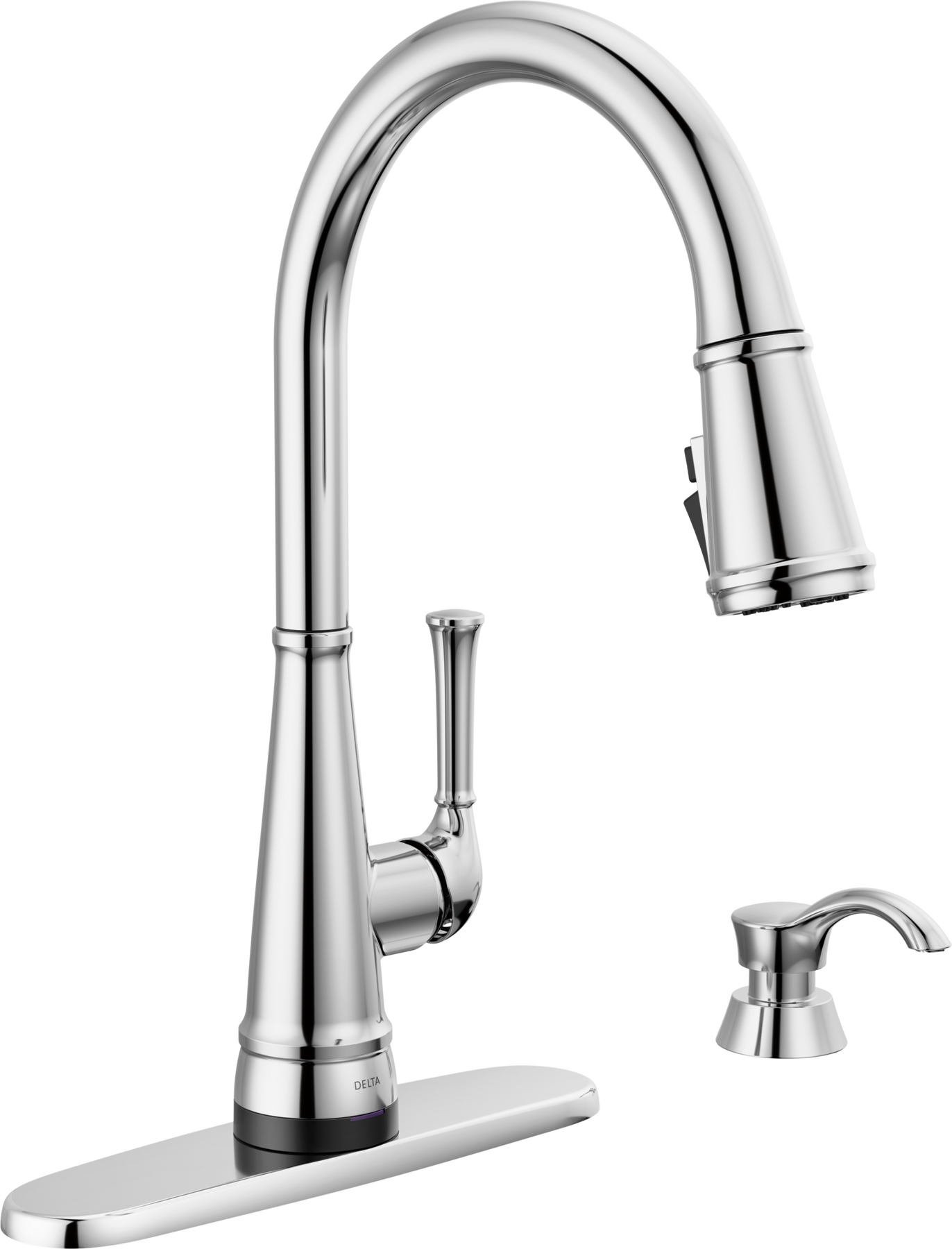 Single Handle Pull-Down Kitchen Faucet with Touch<sub>2</sub>O® Technology and ShieldSpray® Technologies, image 1