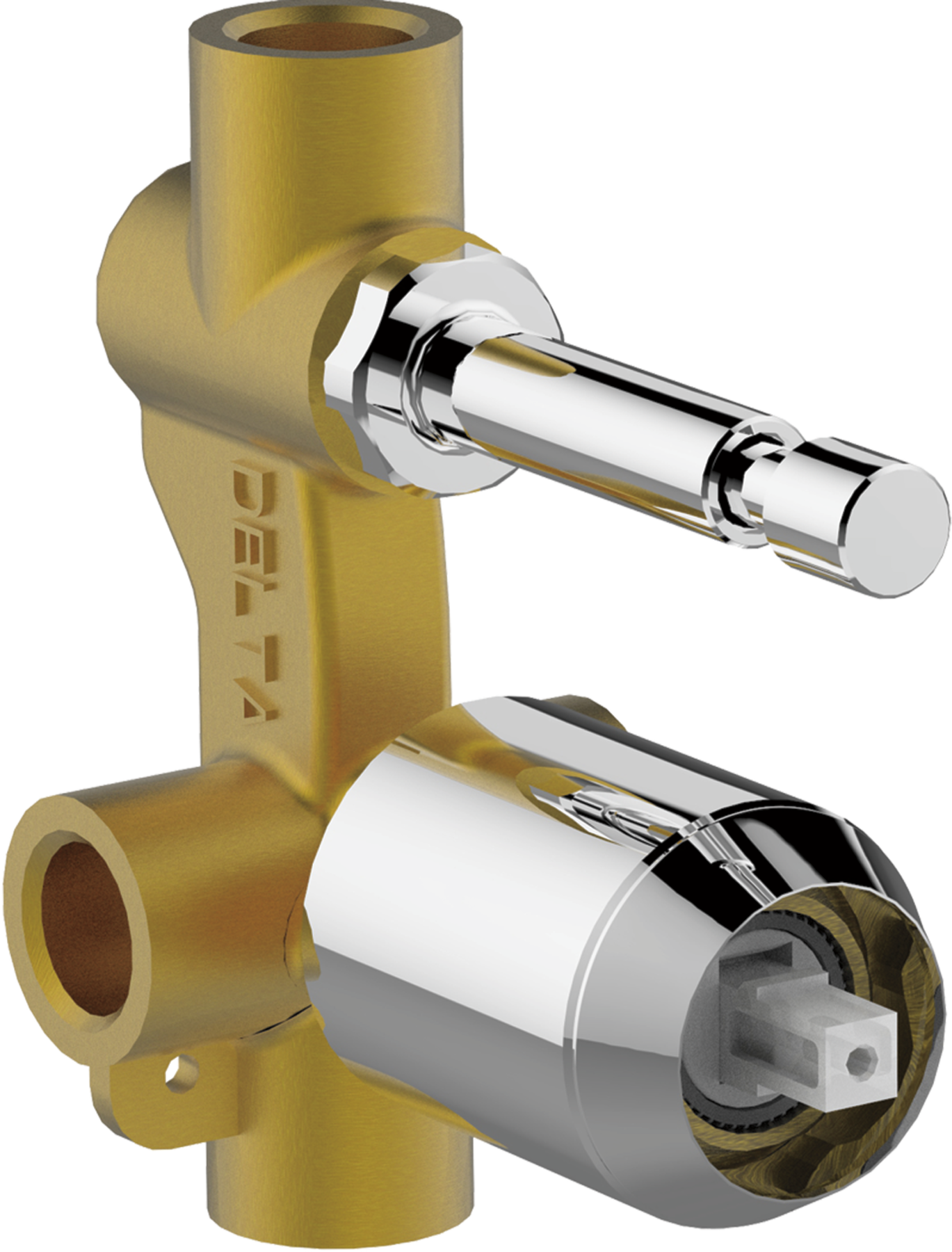 Rough-In with Push Button Diverter, image 1