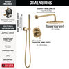 Raincan Shower Rough & Trim w/ HS 1L 14S (Recertified)