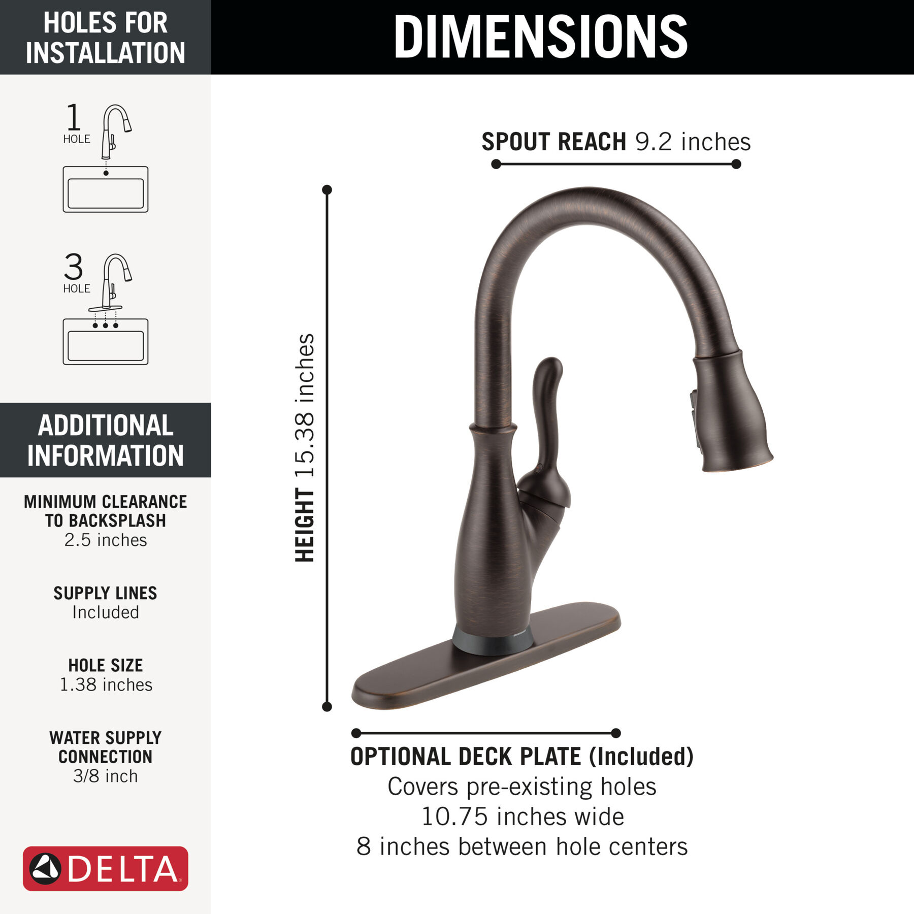 VoiceIQ® Kitchen Faucet with Touch<sub>2</sub>O® Technology with Touchless Technology, image 3
