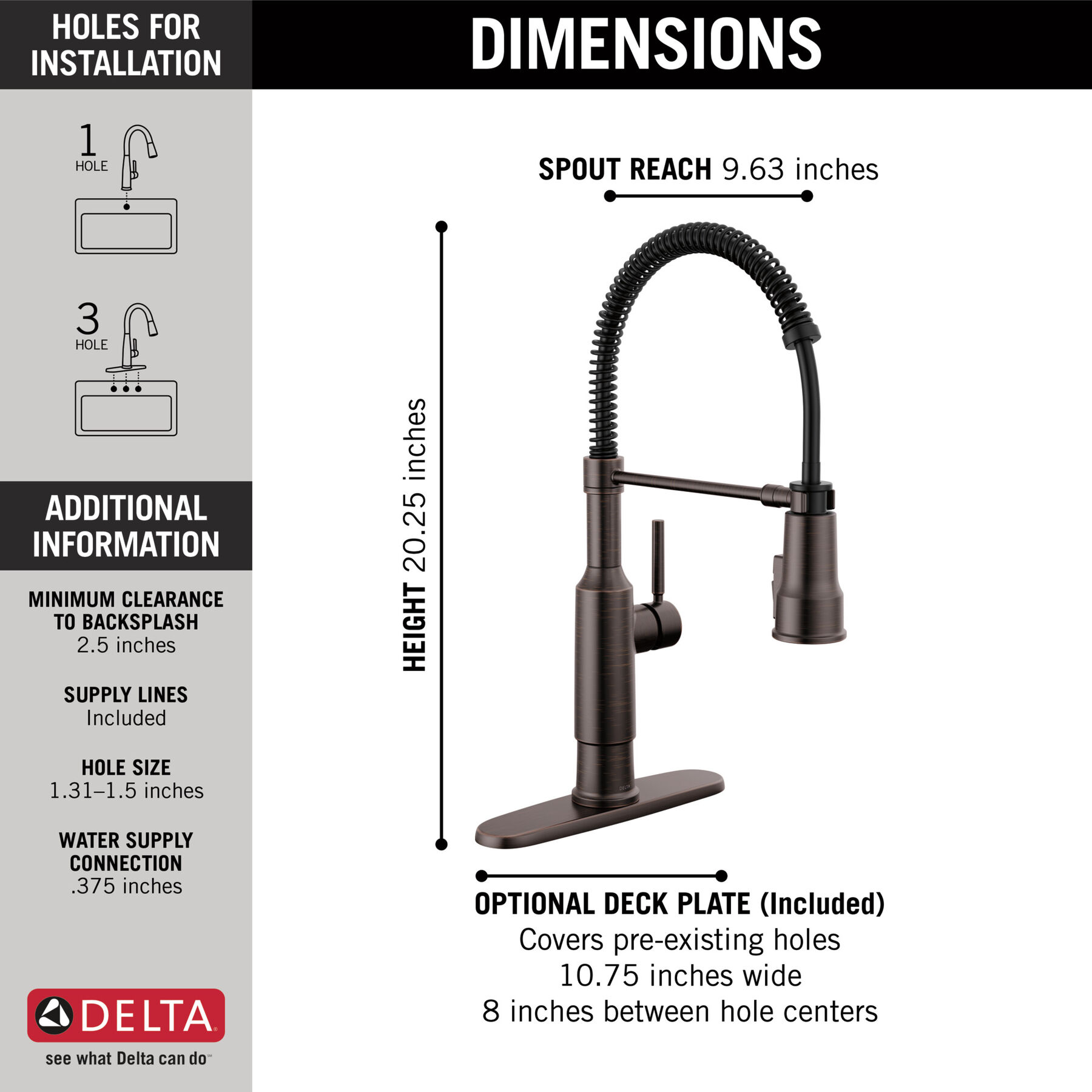 Single-Handle Pull-Down Spring Kitchen Faucet, image 3