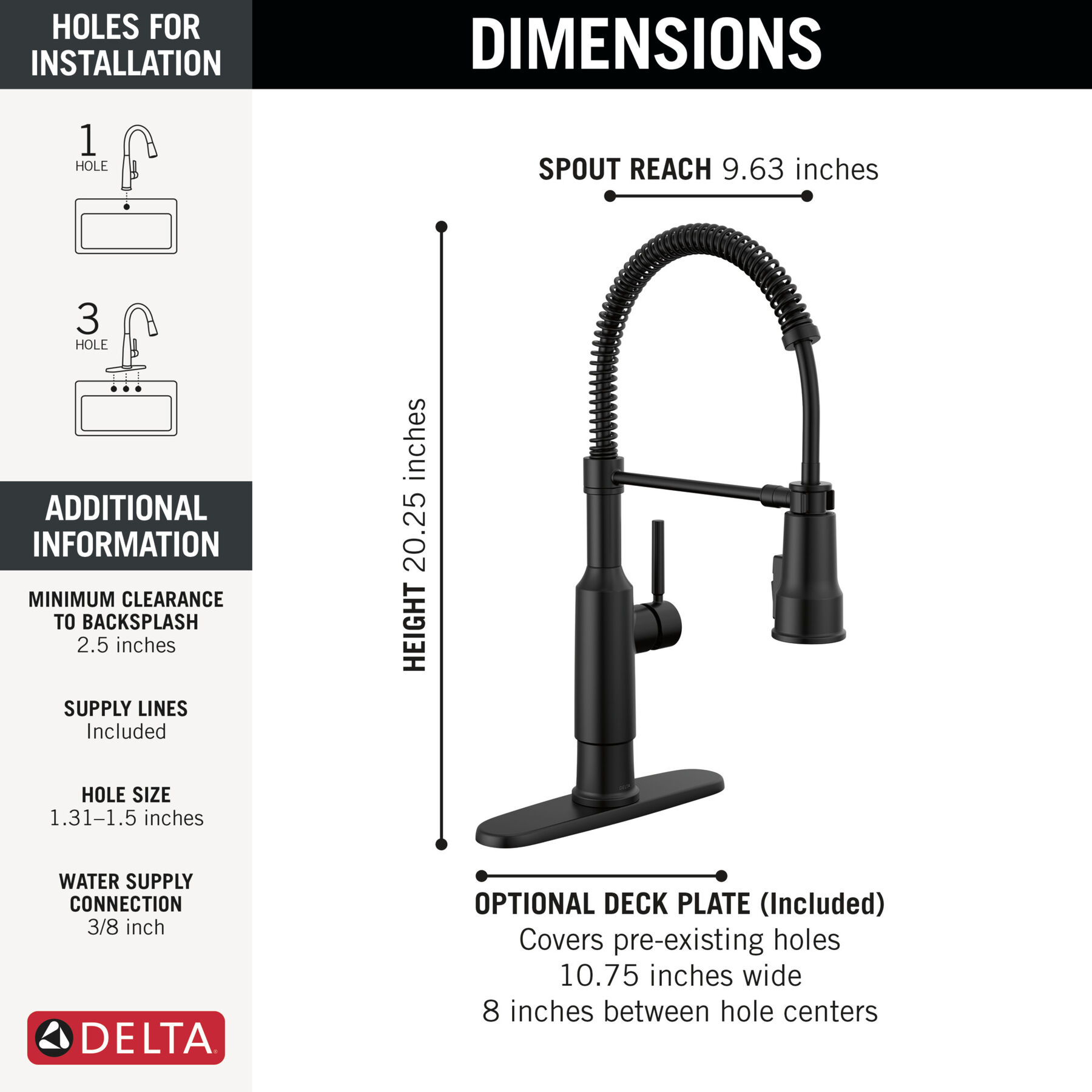 Single-Handle Pull-Down Spring Kitchen Faucet, image 2
