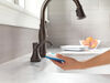 Llave para cocina monomando extensible con tecnologías Touch<sub>2</sub>O® y ShieldSpray®