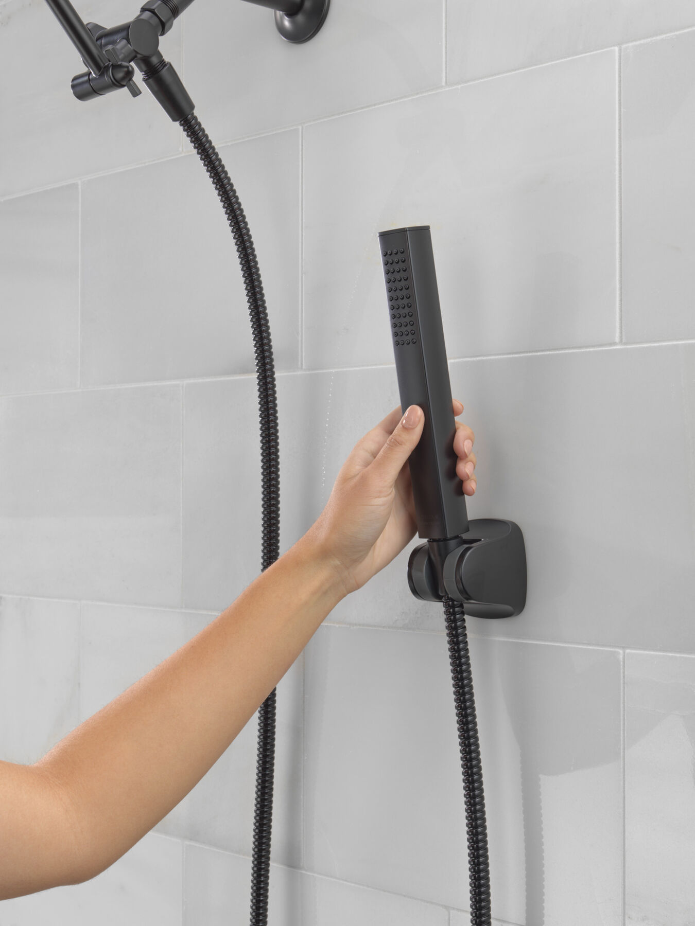 10 inch Raincan Shower Head & Hand Held Combo with Adjustable Extension Arm, image 8
