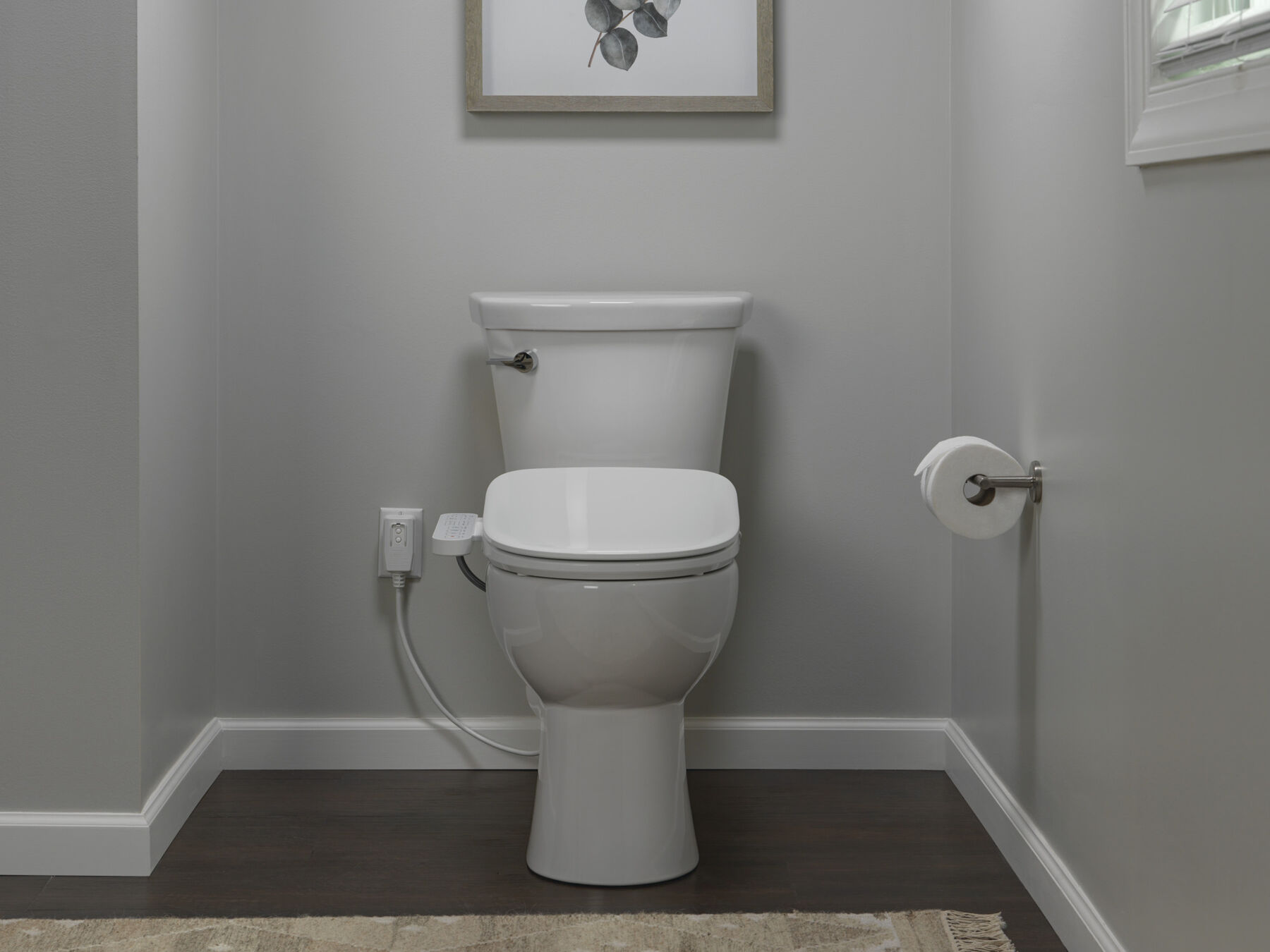 Standard Elongated Electric Bidet Toilet Seat, image 1