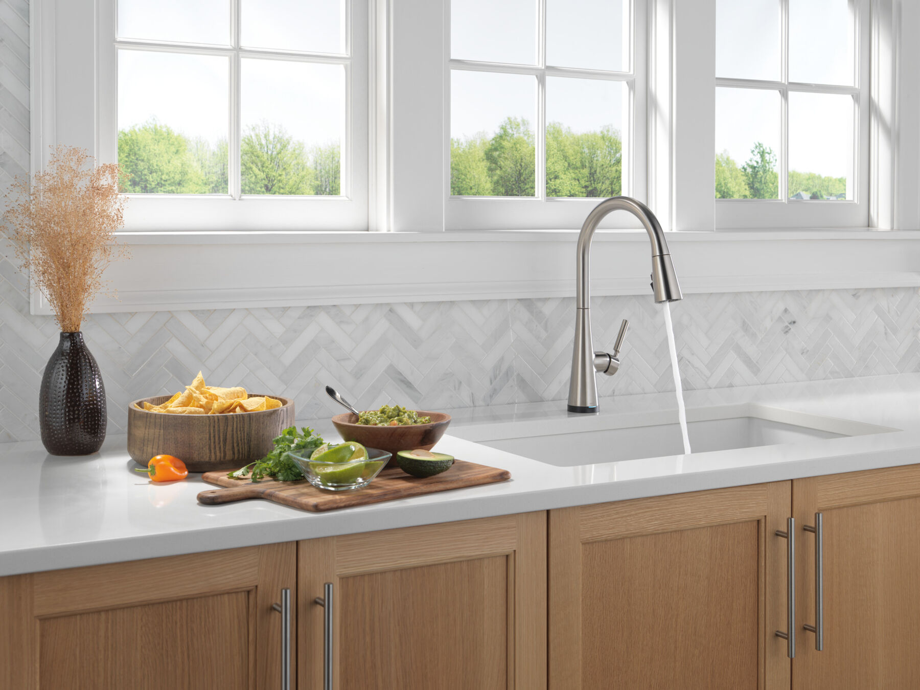 Llave para cocina monomando extensible con tecnologías Touch<sub>2</sub>O® y ShieldSpray®, imagen 10