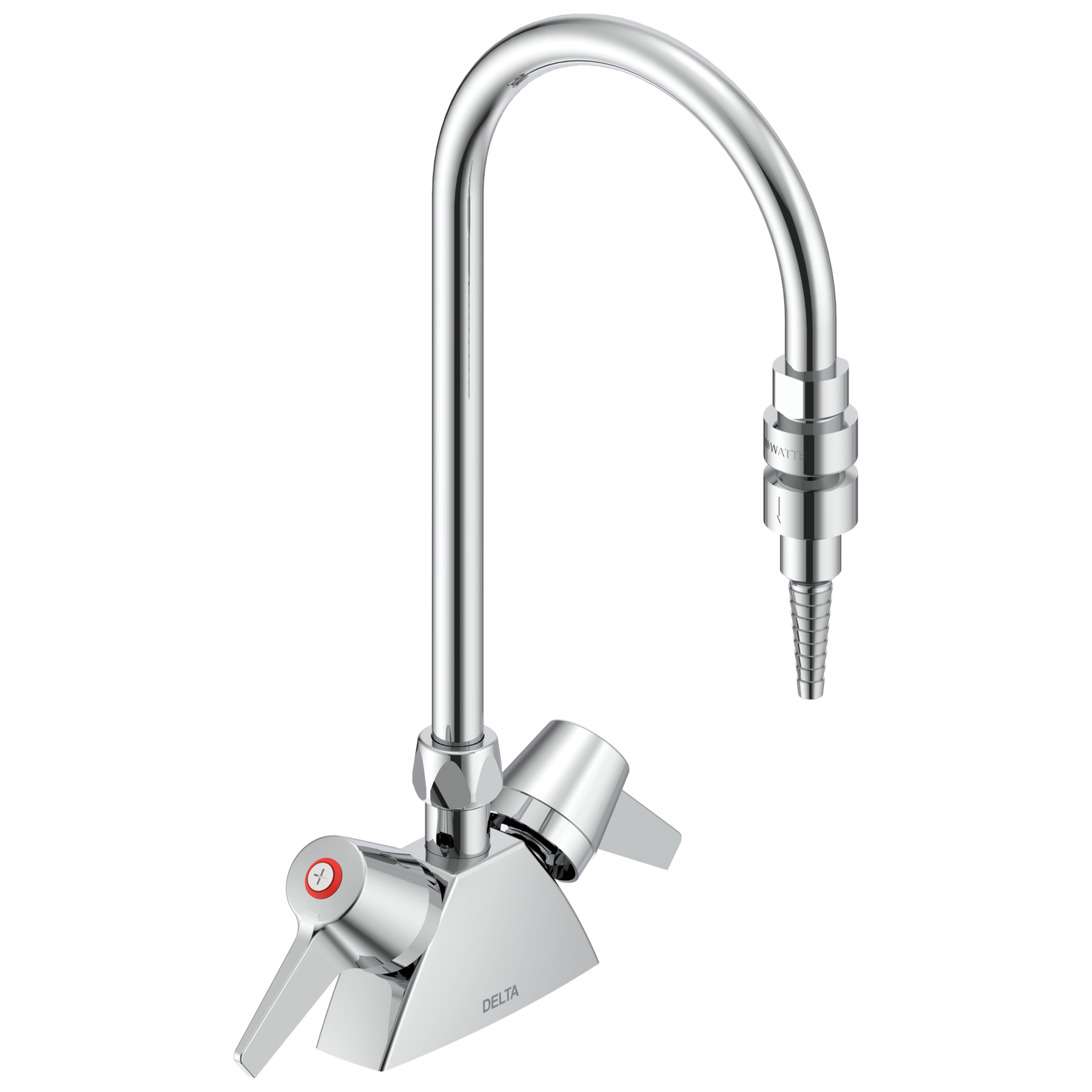Two Handle Deck-mount Laboratory Mixing Faucet