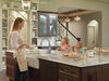 Llave para cocina monomando extensible con tecnologías Touch<sub>2</sub>O® y ShieldSpray®